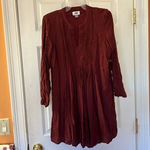 Old Navy Burgundy Tunic Top